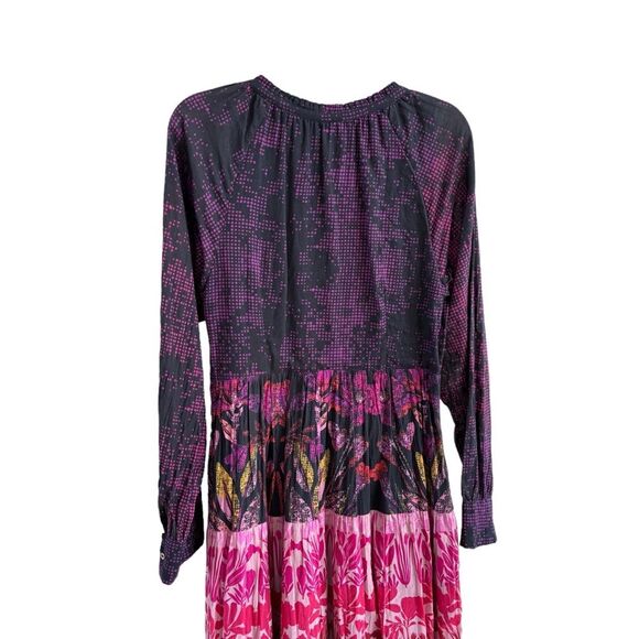 ANTHROPOLOGIE CALLA TIERED MAXI DRESS Sz M - Picture 5 of 9
